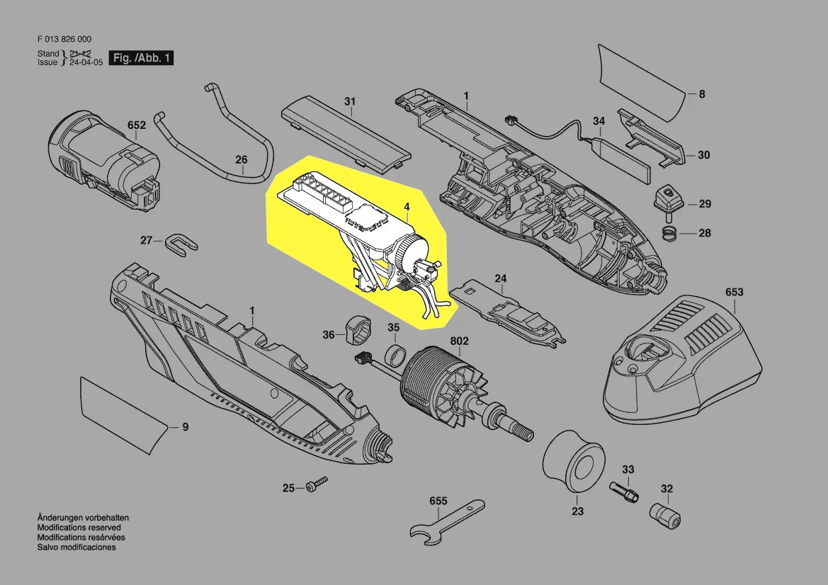 Variateur réf. 1 607 233 5MM Dremel